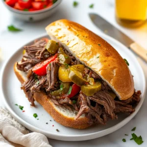 Easy Italian Beef Sandwich Recipe