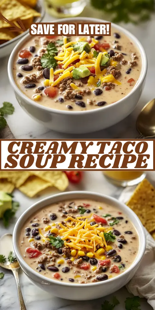 Creamy Taco Soup Recipe