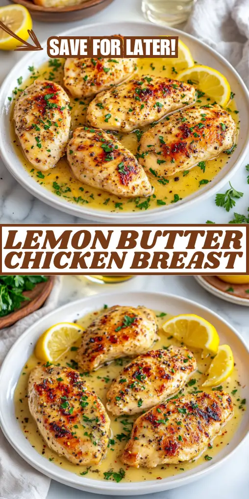 Lemon Butter Chicken Breast Recipe
