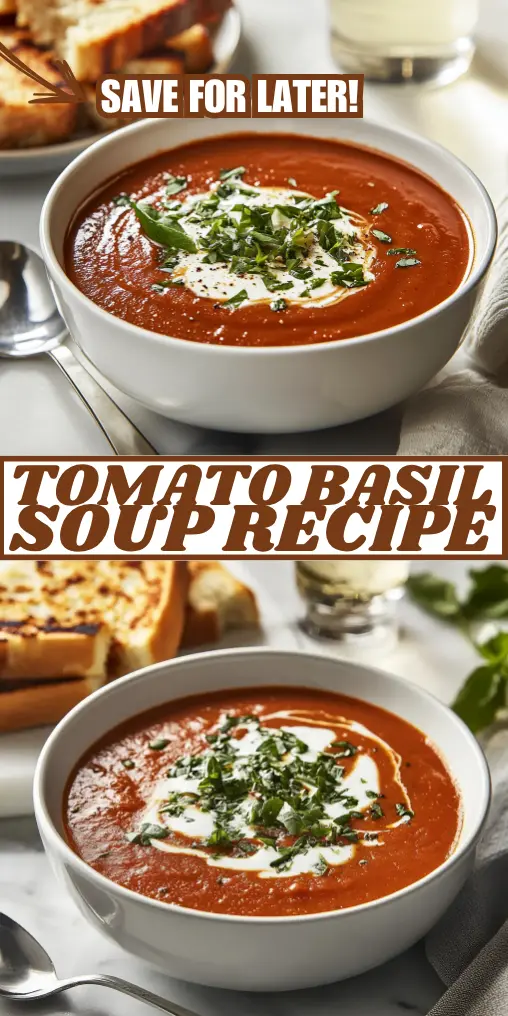 Tomato Basil Soup Recipe