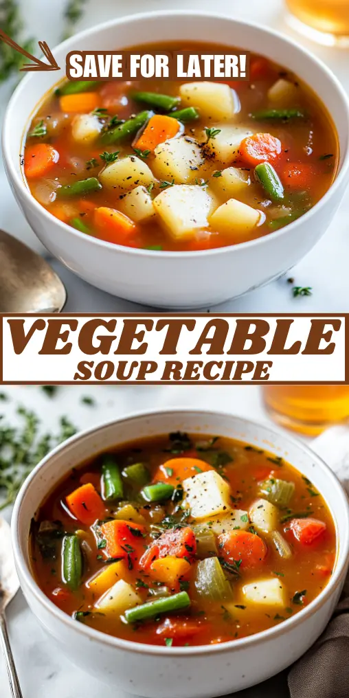 Homemade Vegetable Soup Recipe