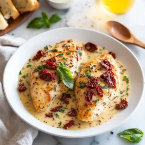 Chicken Breast with Sun-Dried Tomatoes Recipe