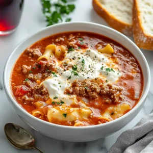Easy Lasagna Soup Recipe