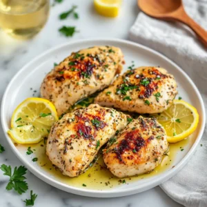 Oven Baked Greek Chicken Breast Recipe
